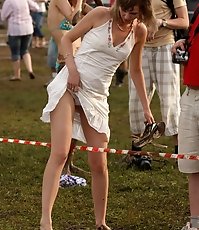 Gallery of outdoor upskirts